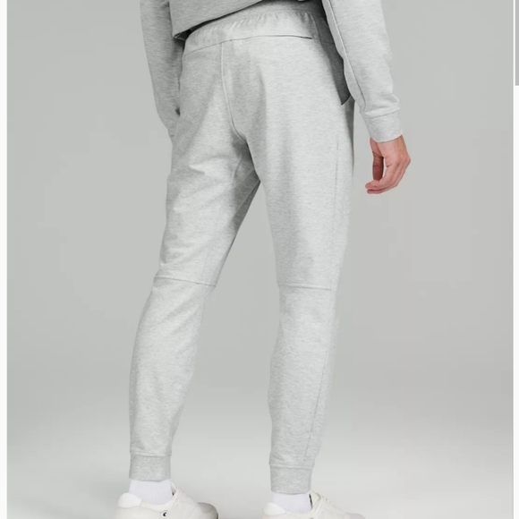 Lululemon city sweat joggers sweatpants heathered light gray men's small - Picture 2 of 12